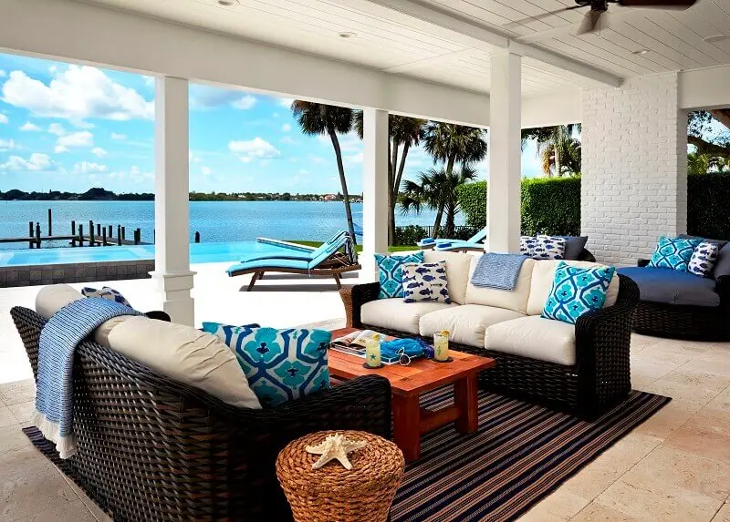 coastal style living room