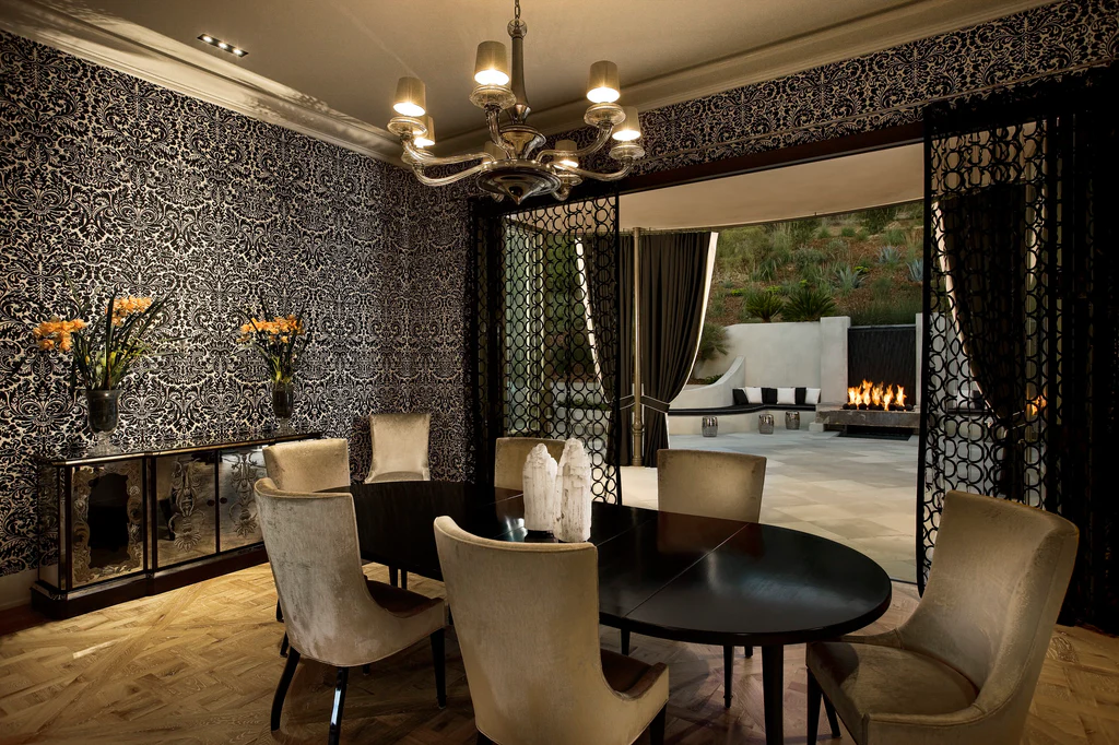 hollywood style living room