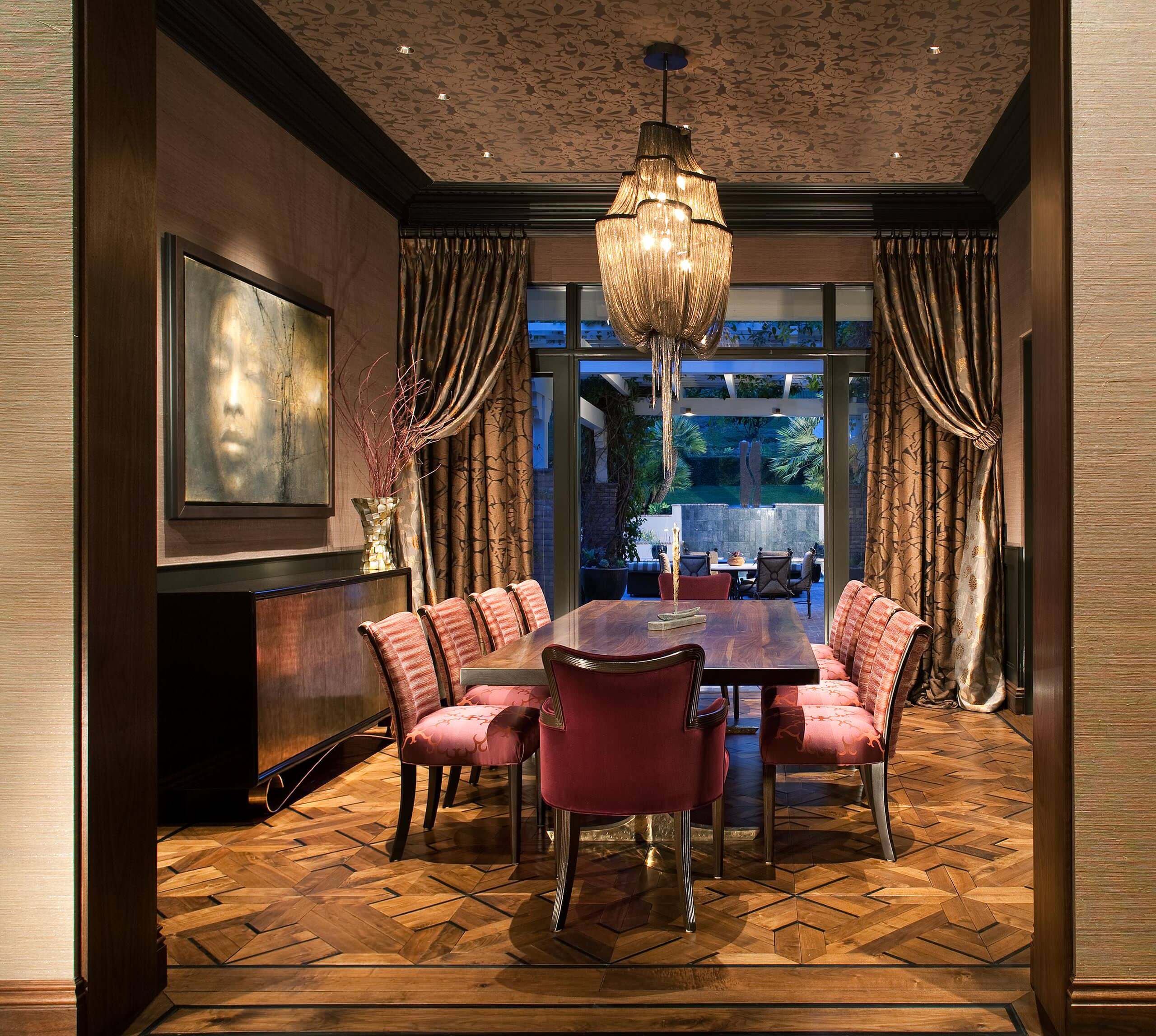 hollywood style living room