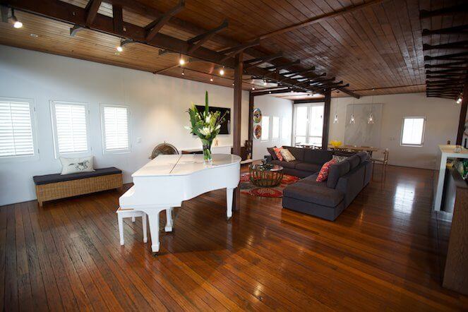 industrial style living room
