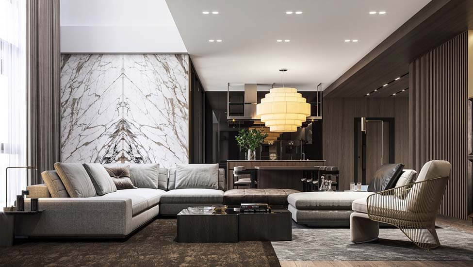 Living room interior design