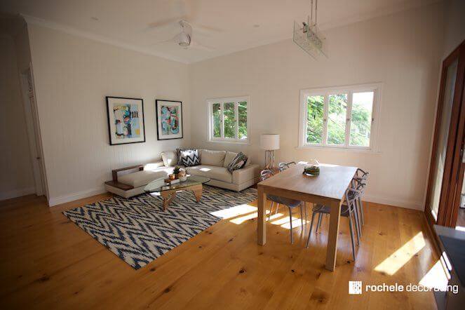 midcentury style living room