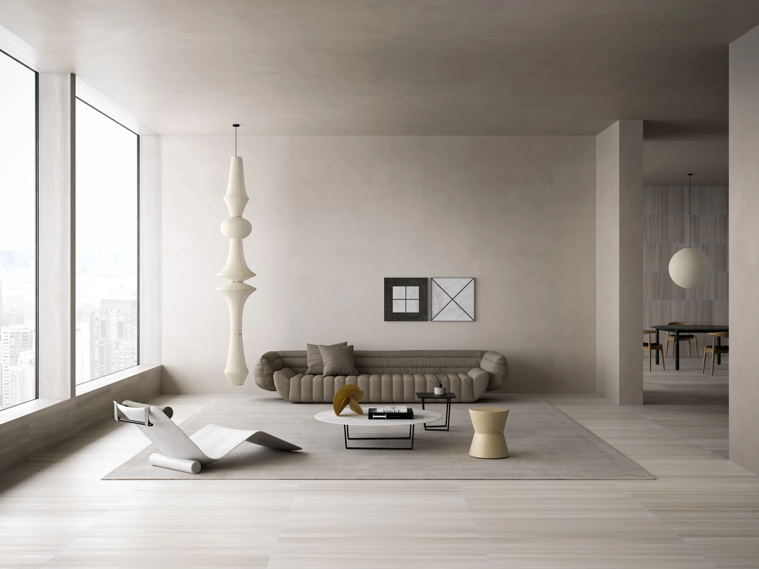 minimalist style living room