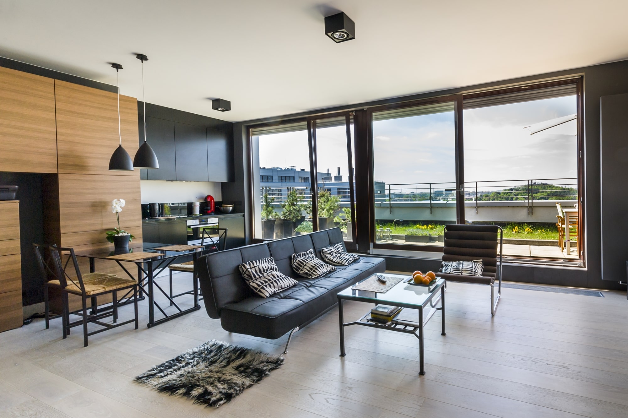 modern style living room