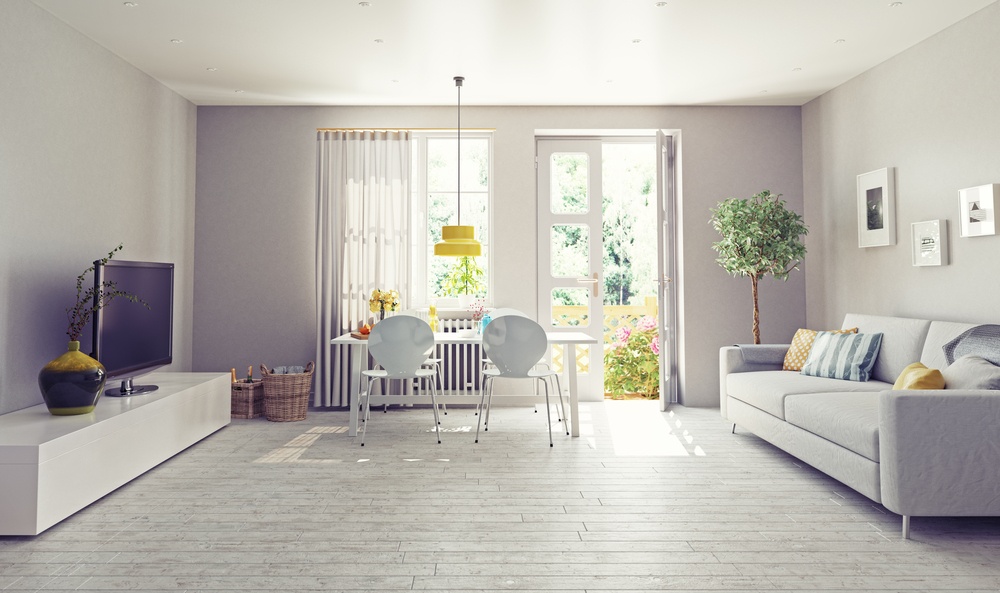 scandinavian style living room