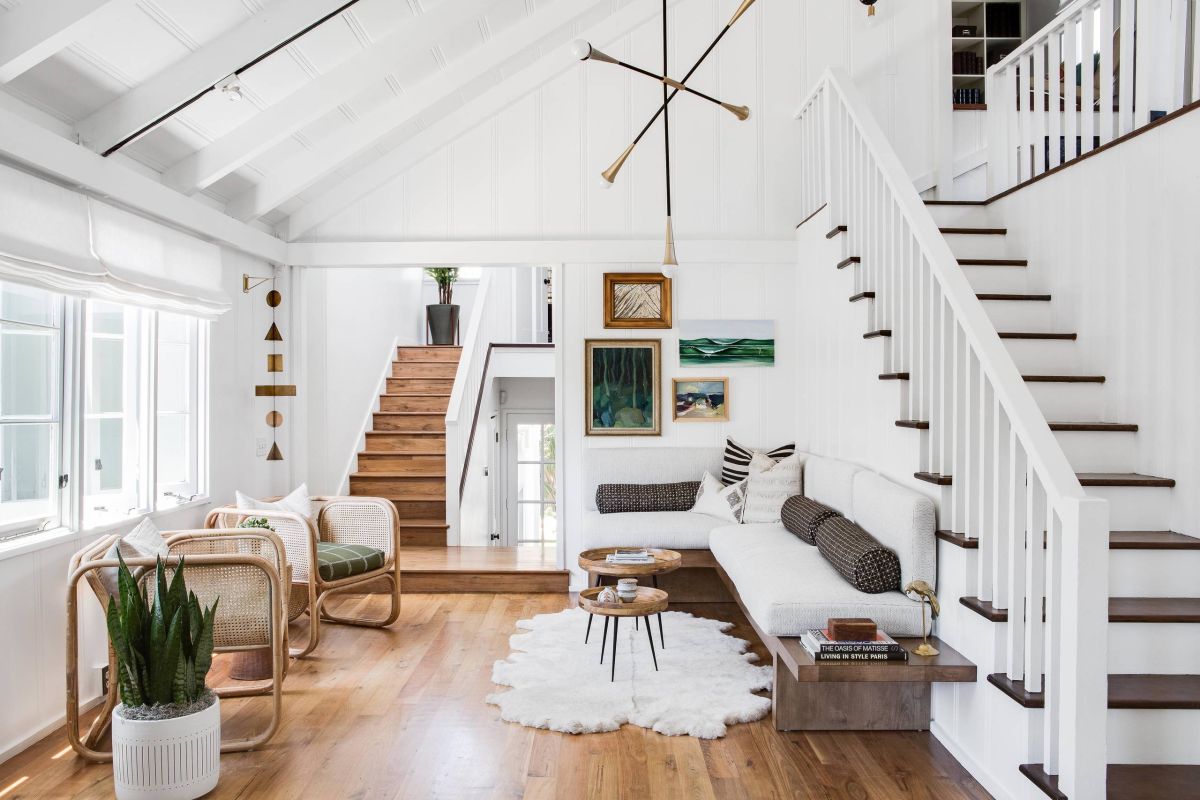 scandinavian style living room
